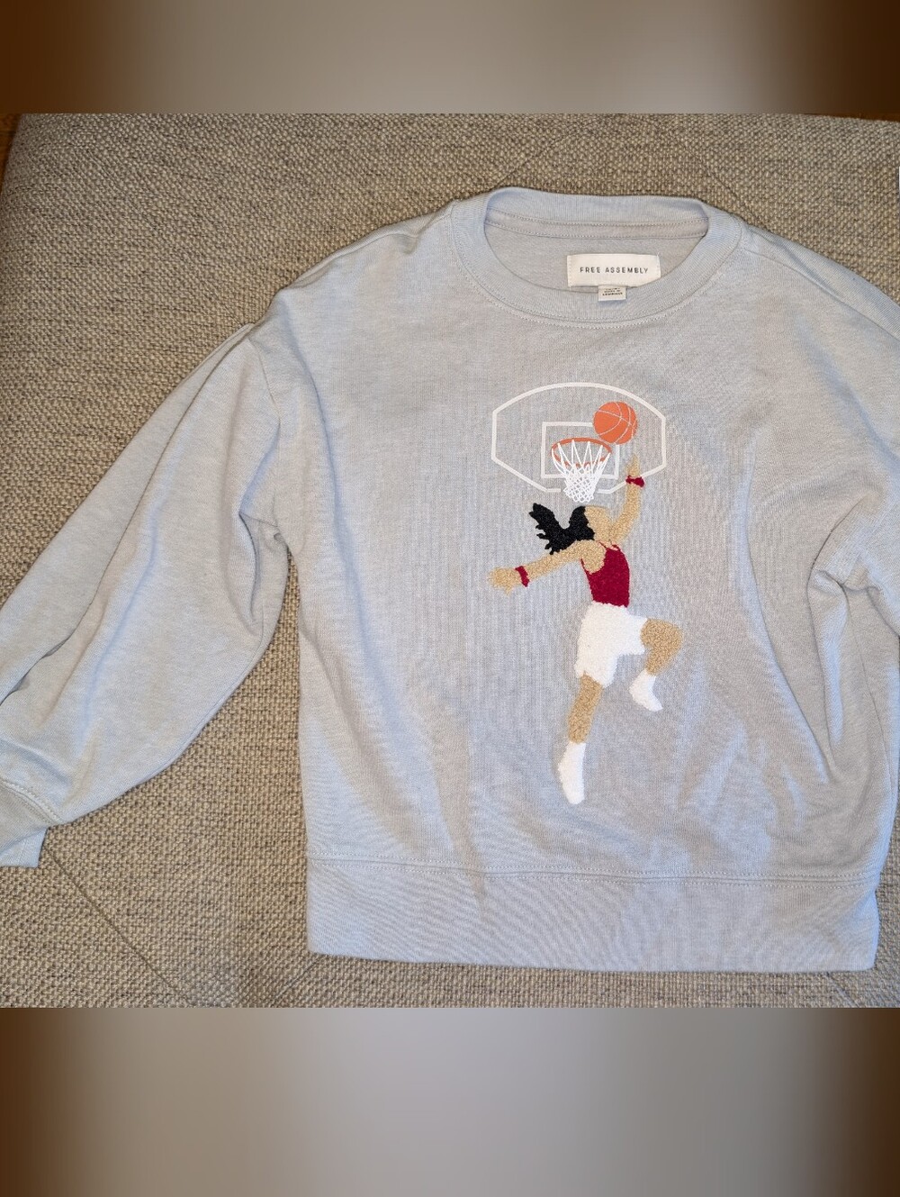Free Assembly Girls Basketball Sweatshirt 4/5T